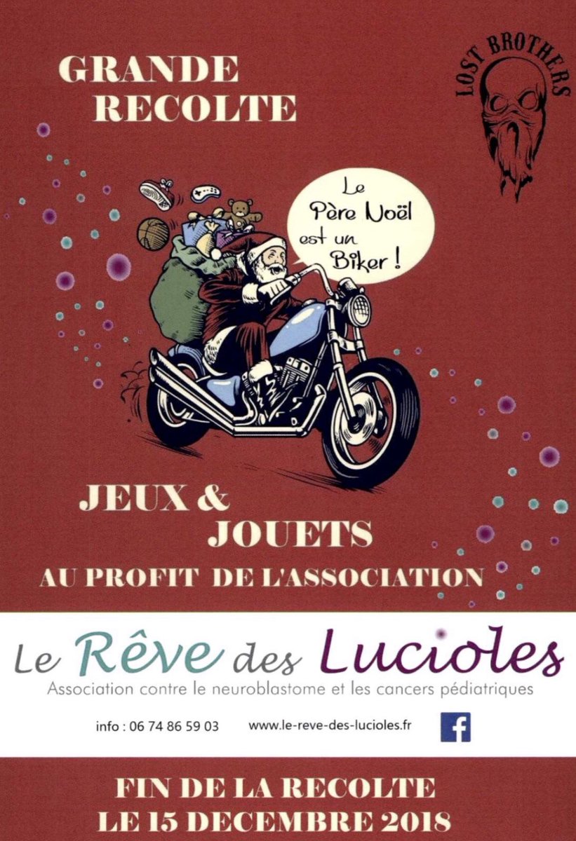 RealLexNotaires's tweet photo. Partenaire de l’Association LE RÊVE DES LUCIOLES, notre office notarial est un point de collecte pour la Grande #Récolte de #jouets organisée par les Lost Brothers, également partenaires de l’association (Jusqu’au 15/12)
#LeRêveDesLucioles #association #RealLex #officeNotarial https://t.co/5TiDelIgXN