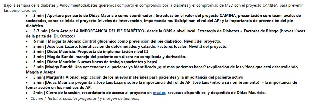 redGDPS's tweet image. En 45x' ( a las 16h) empieza la retransmisión: 
#Piediabético: Una complicación frecuente en España y con una importante repercusión en la vida de los pacientes.
#movimientodiabetes #proyectocamina #diabetes
Link de acceso: profesionales.msd.es/medicos/recurs…