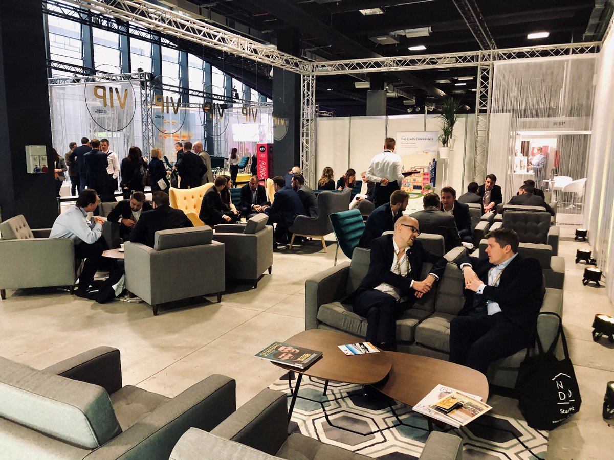 Got some times between meetings and talks? Then stop off at the VIP lounge and relax upon our cosy sofas and stylish armchairs 🛋️🛋️ #ClassConf2018