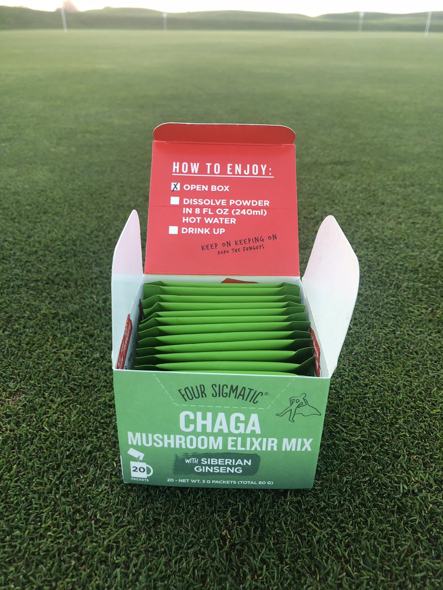 DanWebsterGolf's tweet image. Nothing ventured nothing gained - giving @FourSigmatic #Chaga a try this afternoon - a replacement for my daily coffee, a mushroom elixir which can add focus and improve the capabilities of your mind 
#tryeverythingonce #73