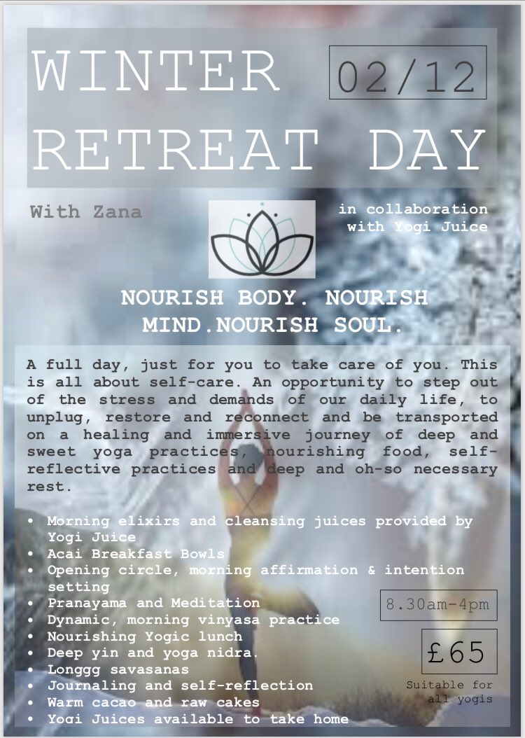 SUPER EXCITED TO ANNOUNCE THIS!!
💜💜💜💜💜 
I am hosting a very special day of self-care @BikramLeeds in just a few weeks time, please have a look, inbox me any questions and I look forward to sharing this beautiful day with you all ☺️🙏🏼
