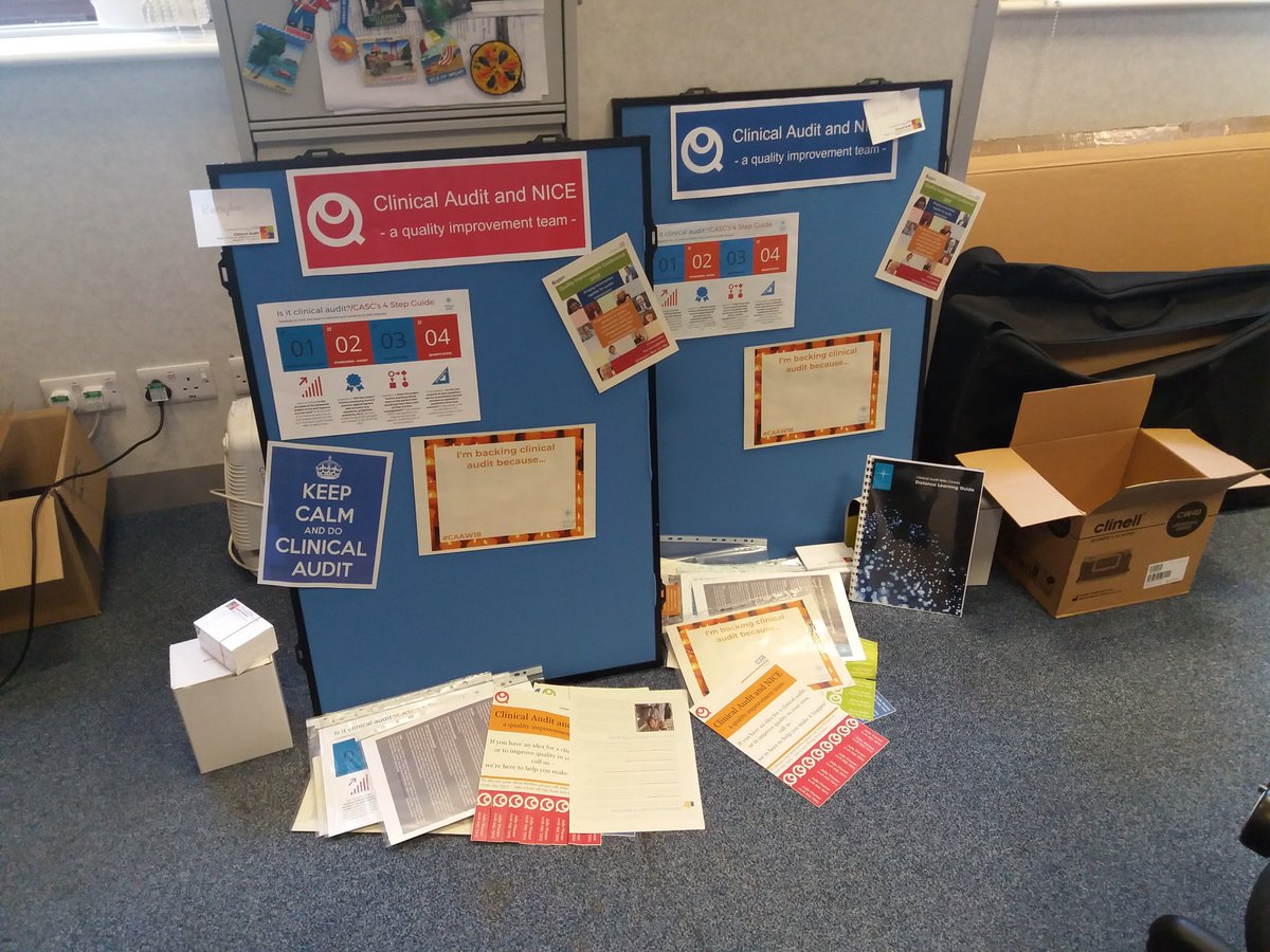 Preparations continue here at #LPT for Clinical Audit Awareness Week ending the week on Friday 23 November with our Quality Improvement Conference in collaboration with <a href="/dmuleicester/">dmuleicester</a> .  #CAAW18