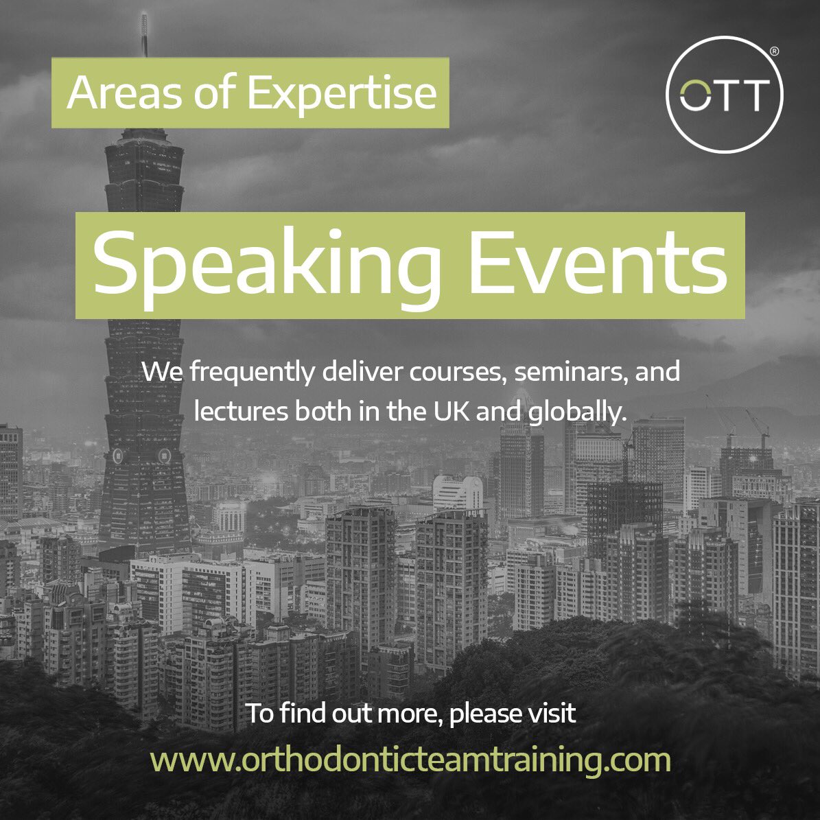 To find out more about our events and courses, please visit us at orthodonticteamtraining.co.uk

#orthodonticteamtraining #ott #dentaltraining #orthodontics #orthodontist #onlinecourses #education #learning #lecture #career #careerpath #dentist #team #specialistorthodontist #global