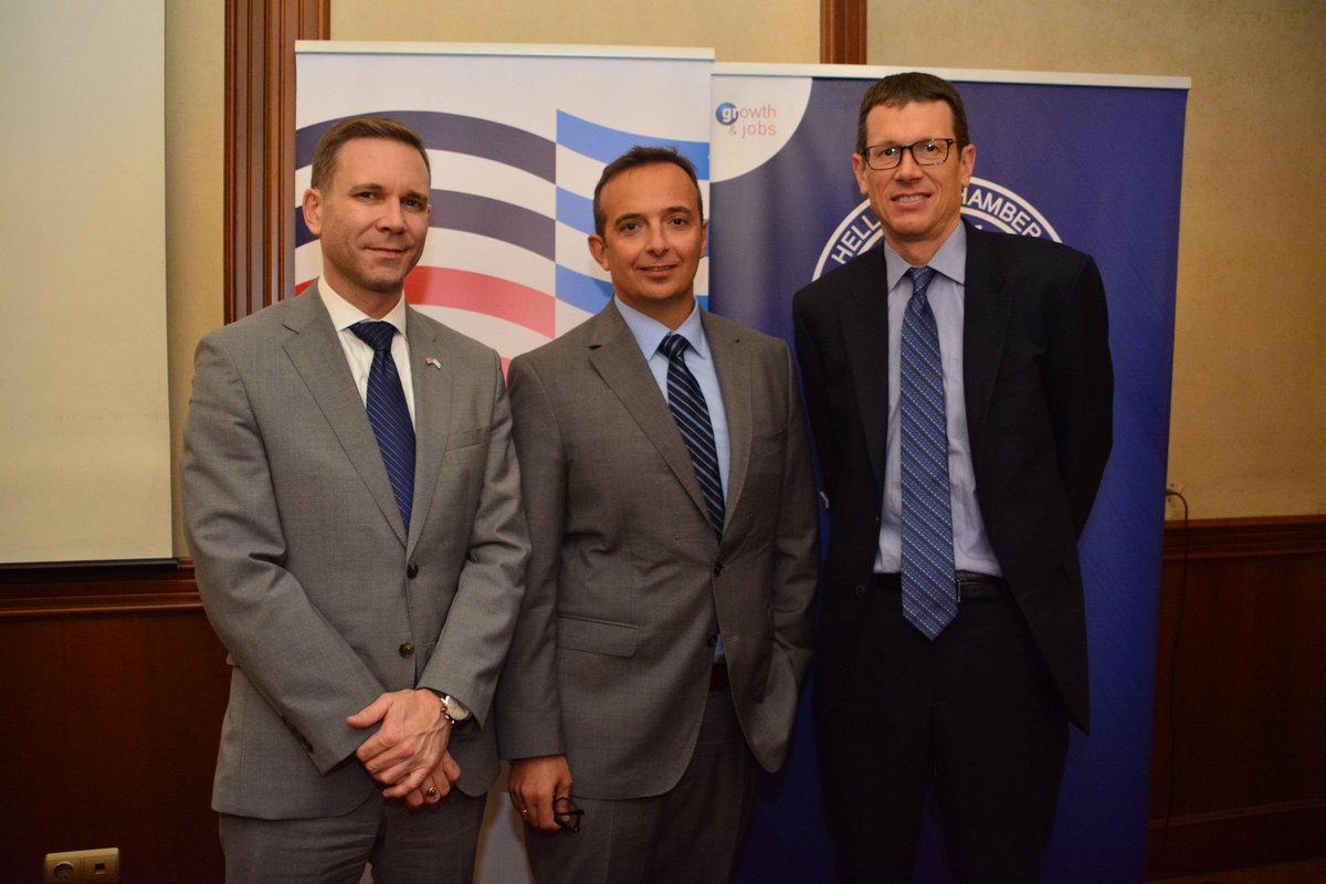AmChamGr's tweet photo. Οι προοπτικές της Β. Ελλάδας και το ισχυρό επιχειρηματικό ενδιαφέρον των ΗΠΑ, στο επίκεντρο μιας διαφορετικής &amp; ιδιαίτερα επιτυχημένης εκδήλωσης από το Κέντρο Αστικής Μεταρρύθμισης σε συνεργασία με το U.S. Consulate General Thessaloniki &amp;το ΕλληνοΑμερικανικό Εμπορικό Επιμελητήριο https://t.co/f7SNT9rZLY