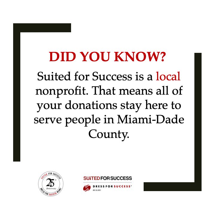 DFSMiami's tweet photo. We are a local nonprofit. That means we rely on local support, &amp; all of your donations stay here to serve the people of #Miami-Dade County. Help us empower more people to economic independence and employment by donating today: https://t.co/l8422VofqJ

#GiveMiamiDay https://t.co/v3fZHcgn6y