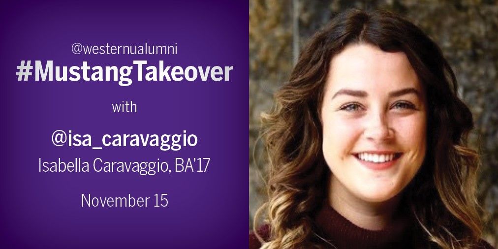westernuAlumni's tweet photo. Our final #MustangTakeover for International Week is @isa_caravaggio, BA'17, @westernuSocSci! MSc from @LSEHumanRights former @westernuWHE participant, now living in 🇹🇭, working as a Jr Consultant on Preventing Violent Extremism at @UNDPAsiapac. #westernu #globalwesternu https://t.co/jWdHq8JWnV
