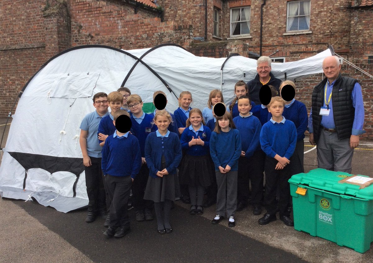 Thanks to Charlotte and all at Stillington Primary for letting us bring our SHELTERBOX kit to show the children how <a href="/Rotary/">Rotary International</a> <a href="/ShelterBox/">ShelterBox</a> provide immediate assistance when disasters strike anywhere in the world. #rotaryinthecommunity #friendsofrotary <a href="/theyorkmix/">YorkMix</a> @LocalLinkYork