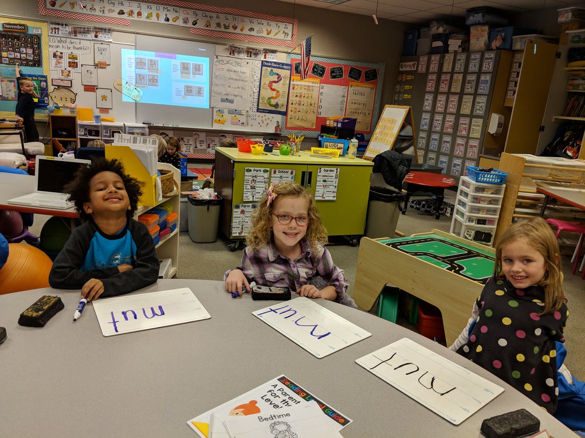 fearonskinders's tweet photo. So proud of my kinders. They are so focused and hard at work! #wilson #wordwork #guidedreading https://t.co/qGnZQGf67M