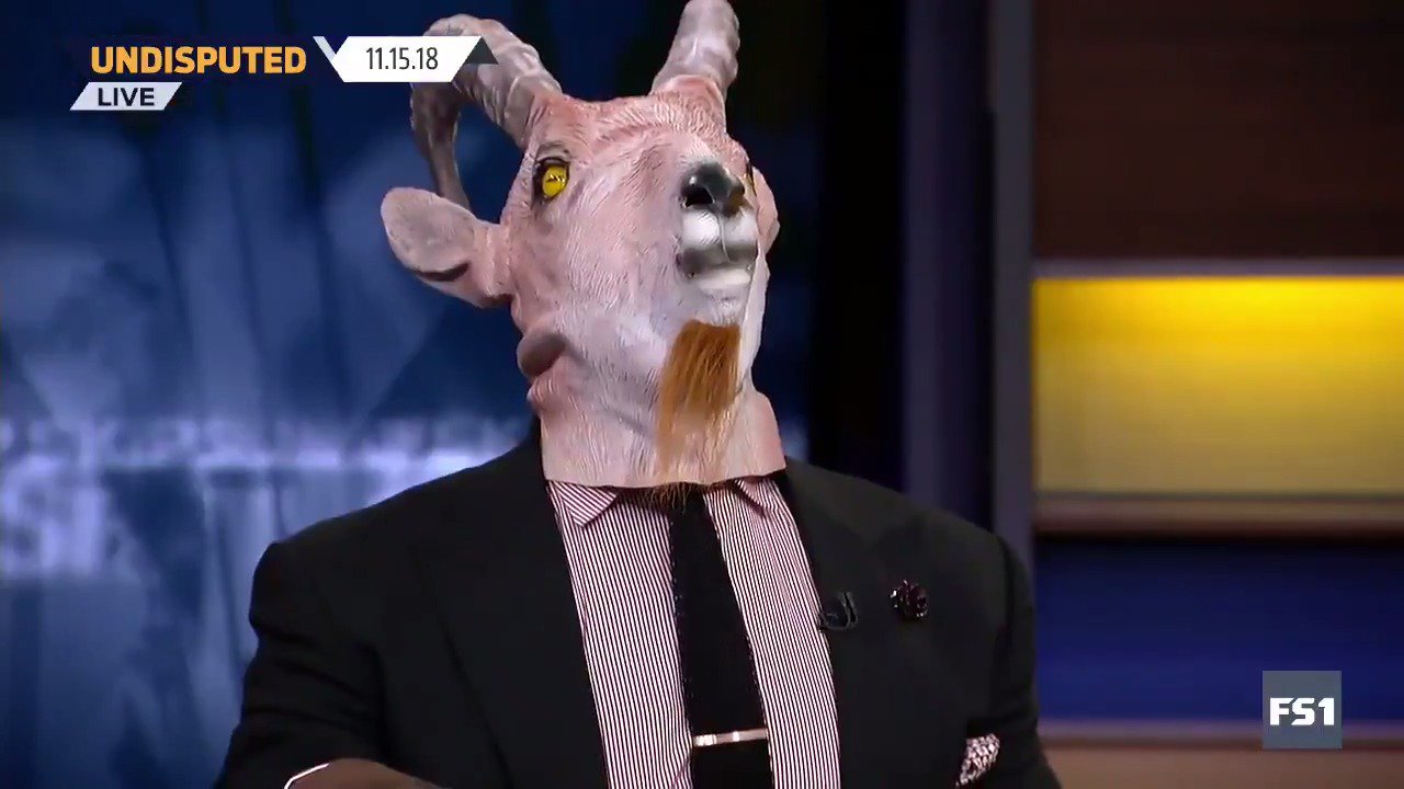 Shannon Sharpe Dresses As GOAT James On Undisputed: Watch