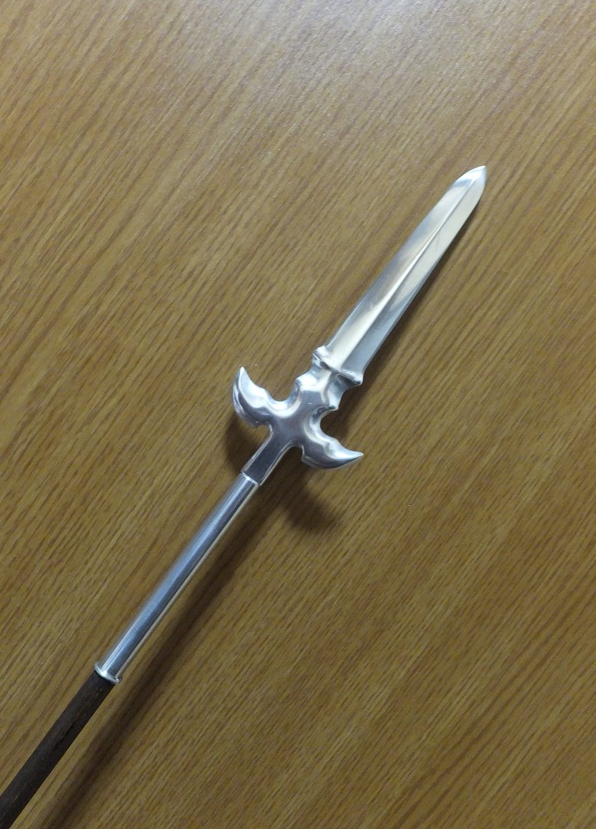 首にロープ フィギュア用武器 ミニチュア武器 ドール武器 1 3サイズ パルチザン アルミ削り出しでの曲線美 自画自賛w もうちょい厚手の素材使えばもっと立体感でてよかったのに失敗失敗 首にロープ フィギュア用武器 ミニチュア武器 ドール武器 1 3サイズ パルチザン アルミ削り出しでの曲線美 自画自賛w もうちょい厚手の素材使えばもっと立体感でてよかったのに失敗失敗