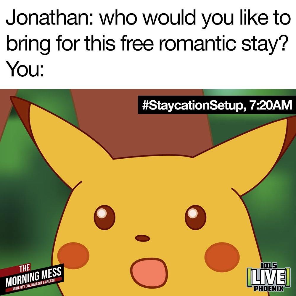 live1015phoenix's tweet photo. We got another #StaycationSetup coming up TOMORROW morning at 7:20AM! https://t.co/JzNEdzNjJ9