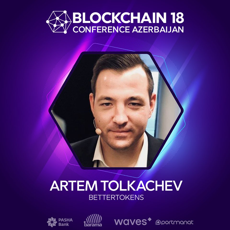 blockchain_az's tweet photo. "Blockchain Conference Azerbaijan" - One of the speakers Artem Tolkachev will speak about the topic "Blockchain Implementation in Financial Services Industry"!
Order the ticket: https://t.co/ggj4ZxIEVk #bca2018 #bitcoin #bettertokens #blockchain #waves #azerbaijan https://t.co/eneVgmWchT