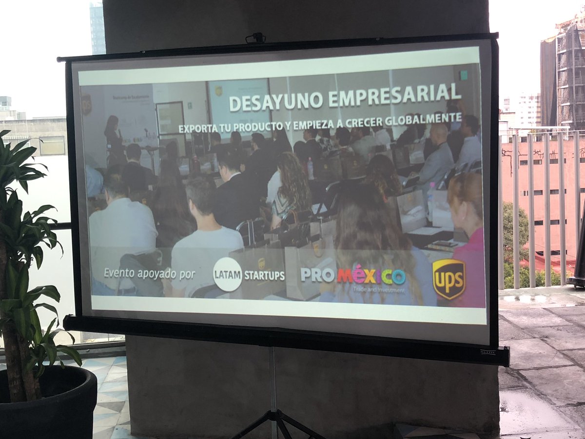 izzyanglomex's tweet photo. Esta mañana participamos en panel “Como crecer globalmente exportando” compartimos con @ProMexico @AngelsNestLat @UPSMexico @LatAmStartupsCo @itesms https://t.co/JTYJ9meLNR