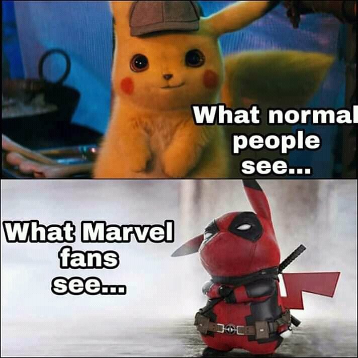 Reemas009's tweet photo. @VancityReynolds 
😂😂😍💖
#PokemonDetectivePikachu https://t.co/1FvkOY5TSV