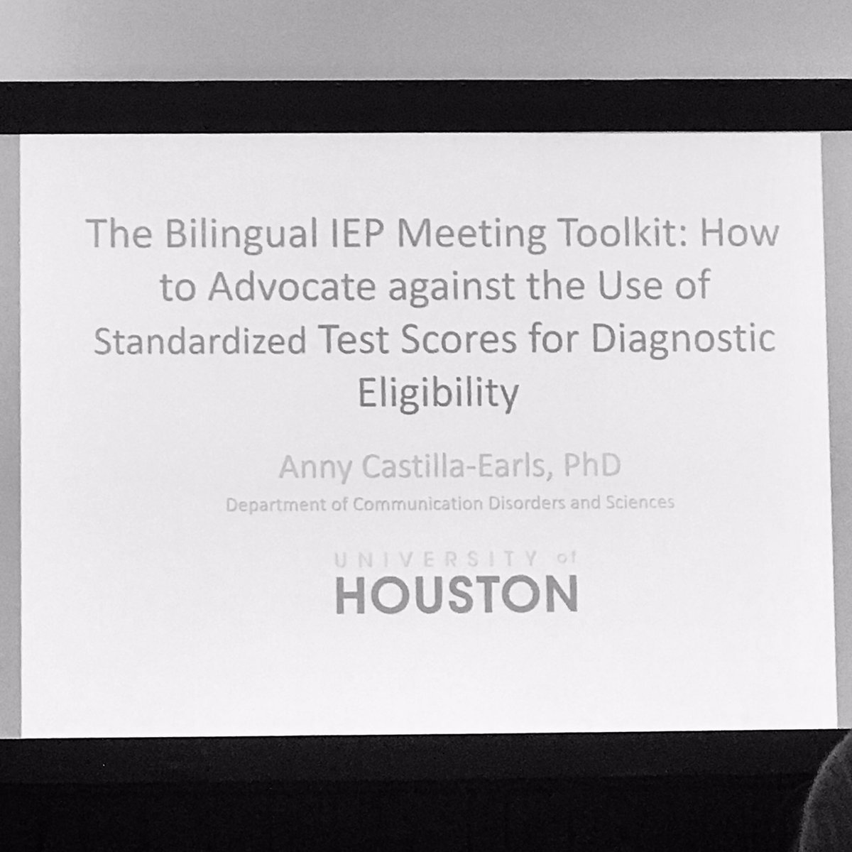 1st conference of the day! #ASHA2018  #bilingualslp