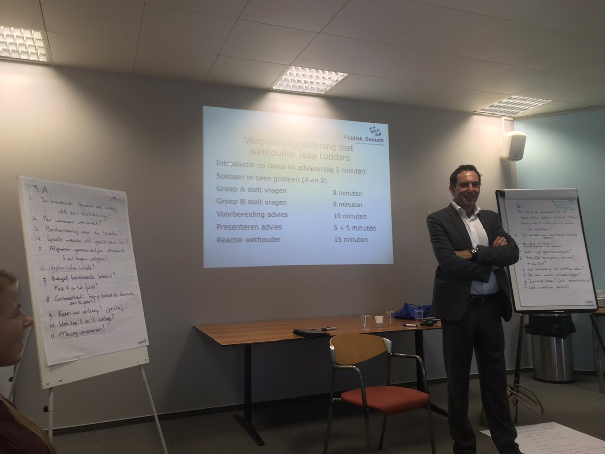 Vandaag verplaatste in me in @jaaplodders #cursus #strategischopereren #wethouder