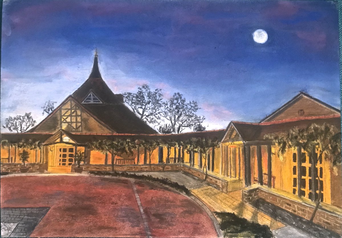 Rightresilience's tweet photo. our founder @KevinRedmayne  has created a new piece of artwork. A place that inspired his recovery Amaravati Buddhist Monastery in Herts, England #mentalhealthmatters #ampainting #reach4recovery https://t.co/egTCiDcZiY