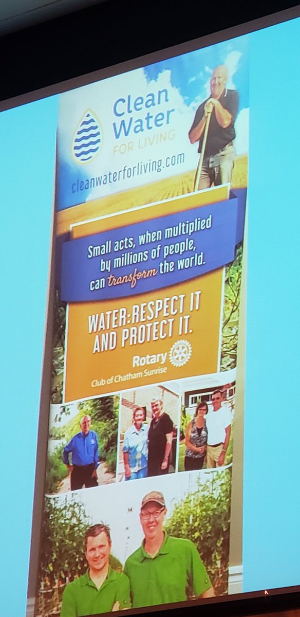 Excellent presentation by Blake Vince, keynote speaker at #2018NECCC for better #healthysoils as no high quality water. He said been attending many conferences on where the main issue was how to feed people in 2050, but NO ONE concerned about WATER Quantity and Quality
