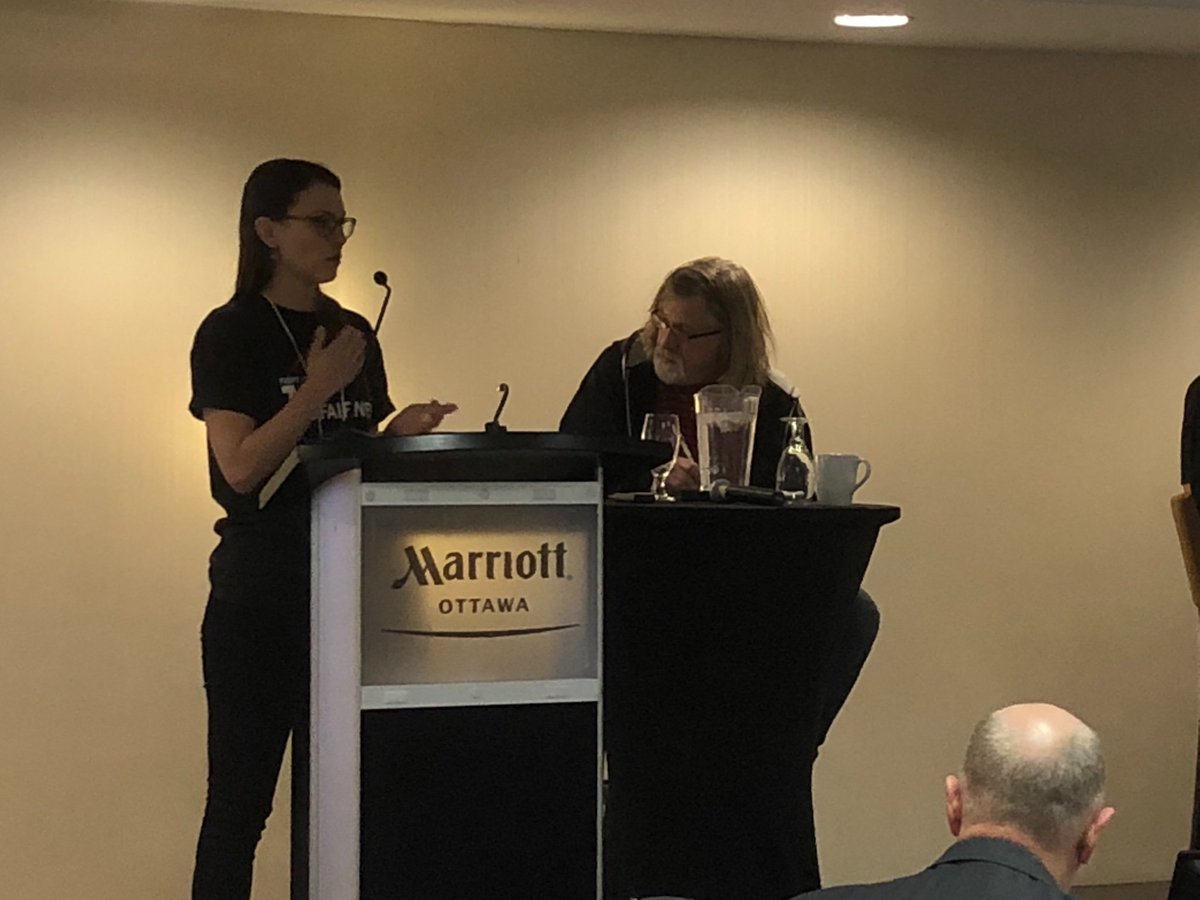 CTFFCE's tweet photo. .@Brynne_SW passionately talks about the #15andFairness campaign at #NSM2018 https://t.co/wtqVfbPzzB