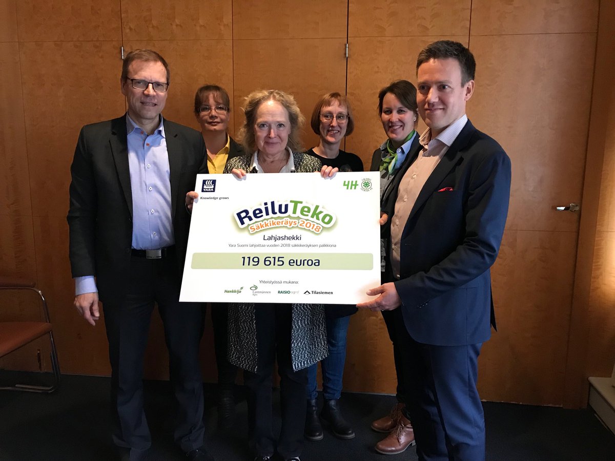 Reilu Teko-säkkikeräyksessä jälleen upeat tulokset: 611 tonnia lannoite- ja siemensäkkejä talteen! #reiluteko #kiertotalous #4H #Yara