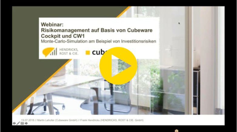Cubeware's tweet photo. #Risikomanagement auf Basis von #Cubeware #Cockpit und CW1:
 - einfach Bewertung von Investitionsrisiken
 - Simulation mit der Monte-Carlo-Methode
 - Risikoaggregation und At-risk-Bewertung
 Interessiert? Die Details erfahren Sie im Webcast:
https://t.co/6tUUXB1GAX https://t.co/H4xI6AgI2H