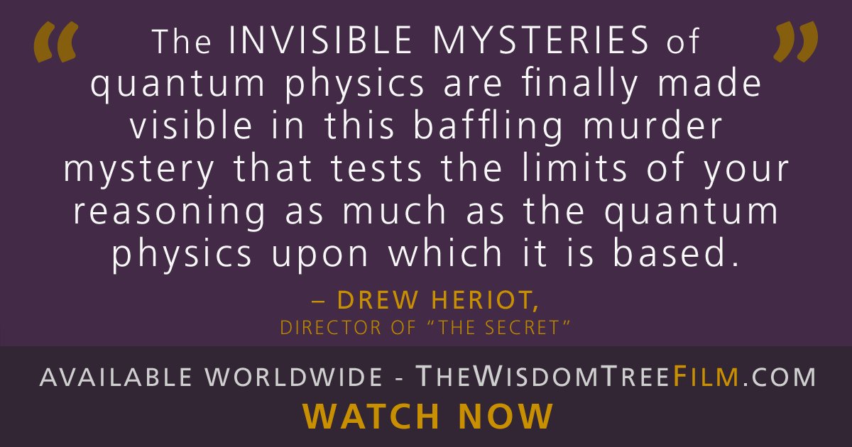 TheWisdomTree's tweet image. The invisible mysteries of #quantum physics... finally made visible!

#scifi #science #film