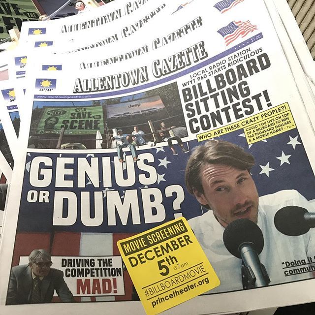 zekezelker's tweet photo. Making #benfranklin proud with “a-town gazette” hitting #philly
•
•
•
#sundance #film #filmmaking #cinema #artist #creatives #movie #filmmaker #indie #indiefilmmaker #creativeentrepreneur #entrepreneur #embraceindependents #billboardmovie #wtyt960 #… https://t.co/1Fn1bQ0rr5 https://t.co/p2qz9gMUqc