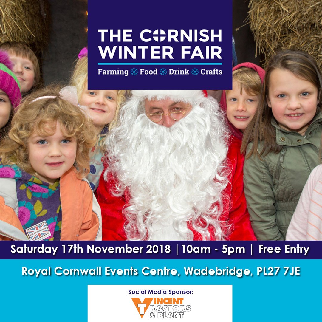 Come and find us at the Royal Cornish Showground this Saturday 10-5!