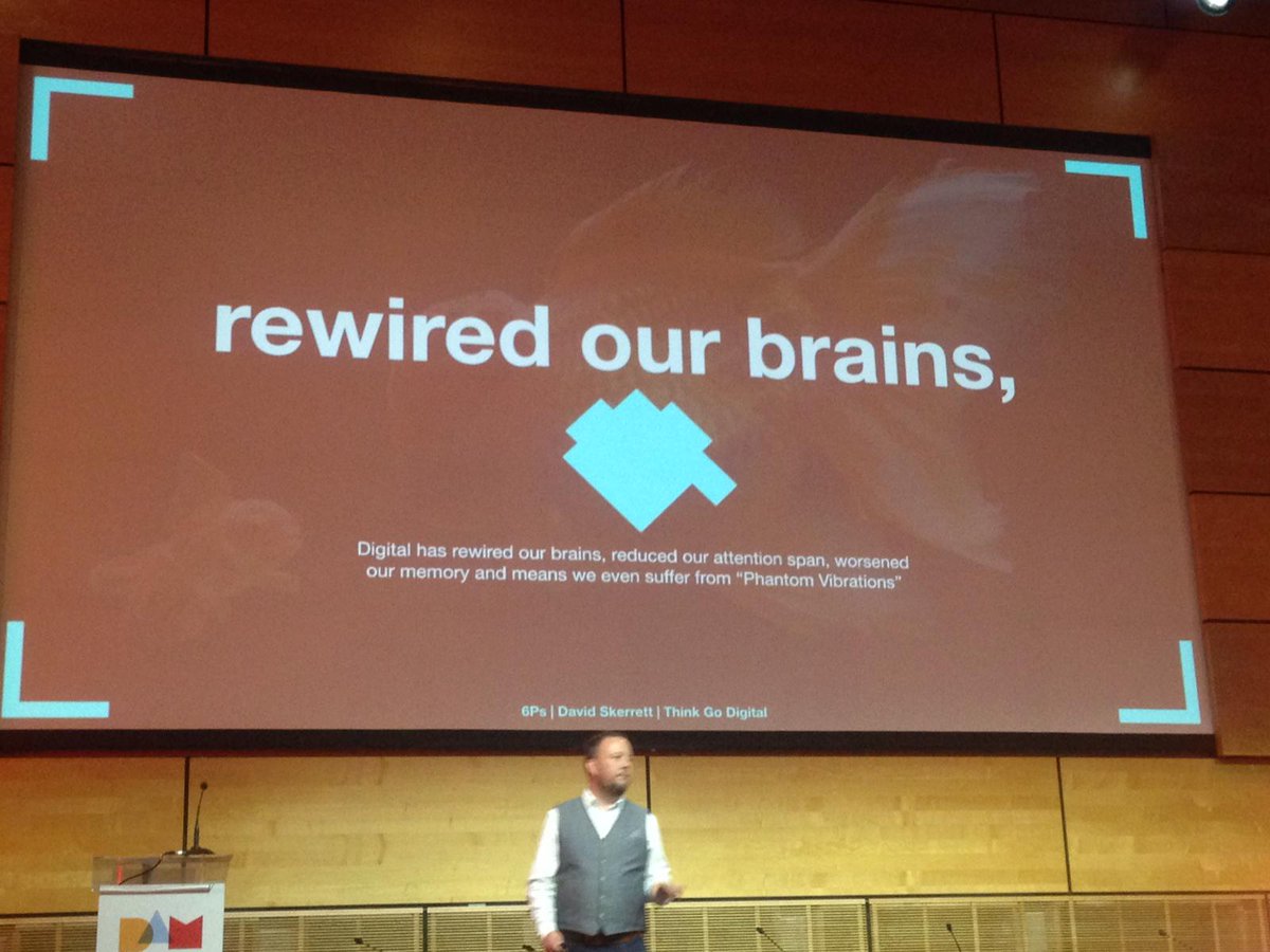 USKNKomuna's tweet photo. "Our attention span is shorter than the one of a gold fish - only 7 seconds"
David Skerrett
#Damconf https://t.co/tEVYTX3aRz