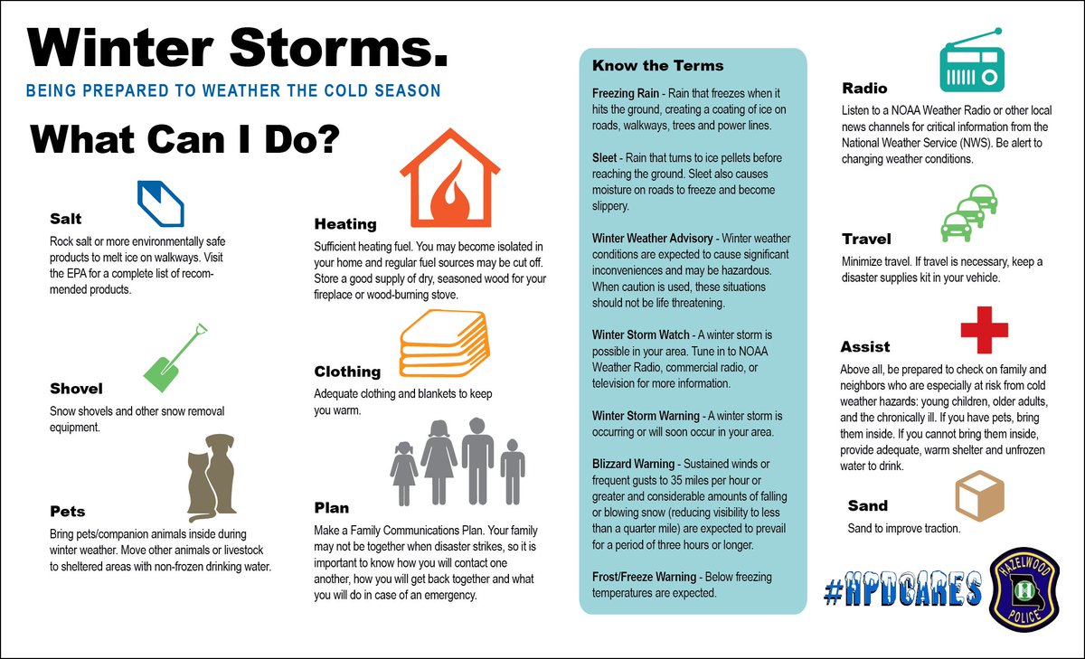 Stay warm and call the non-emergency line if you need assistance, 314-838-5000.