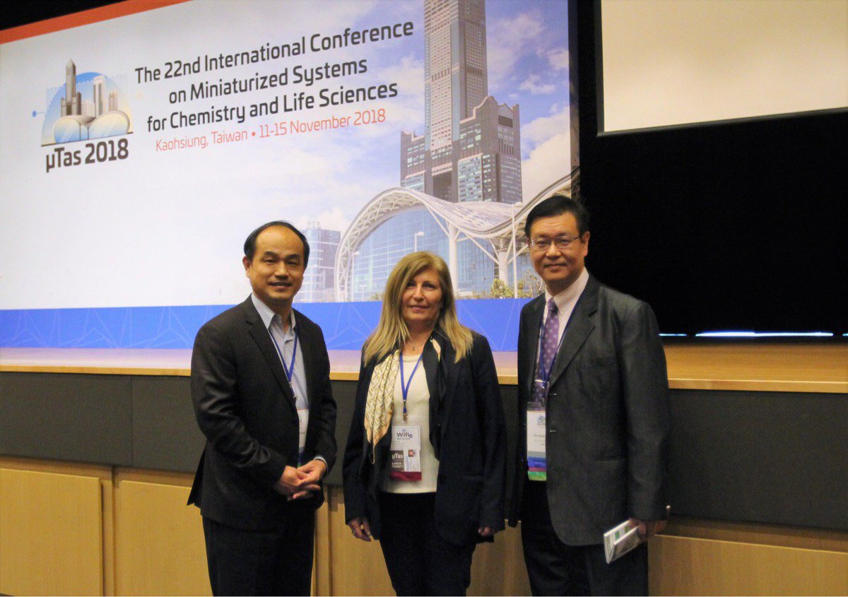 evi_lianidou's tweet photo. Honoured to give today at #MicroTAS2018, Taiwan, the plenary lecture on #CTCs and #liquid biopsy! A great thank to the organizers, Kevin and Vincent for the excellent meeting, exceptional science and hospitality! https://t.co/emJdRTXJXU
