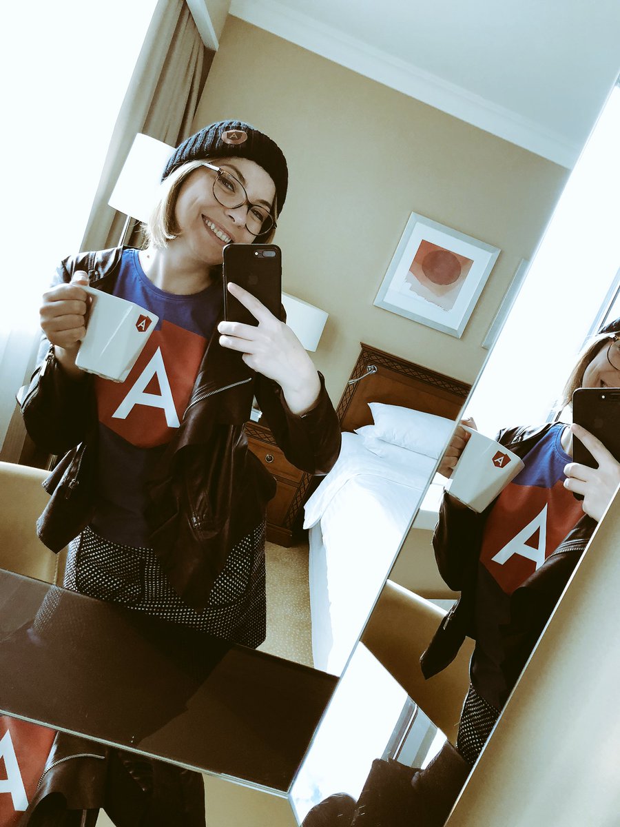 simona_cotin's tweet image. Speaker gift at @ngPolandConf is so cool! Thanks โจ