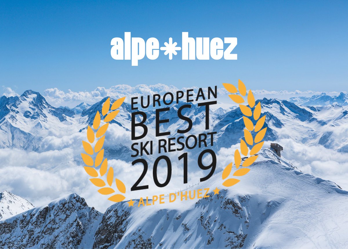 🏆 L’Alpe d’Huez, élue meilleure station de ski d’Europe ! 

Merci à tous pour votre mobilisation ! 

#alpedhuez