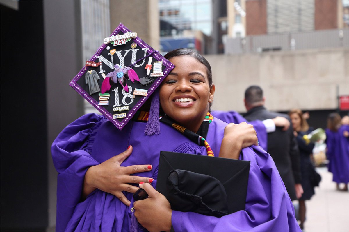NYUStern's tweet photo. A #ThrowbackThursday dedicated to all of our #NYUStern graduations in the past year! #Stern2018 https://t.co/W1LFa39nDX