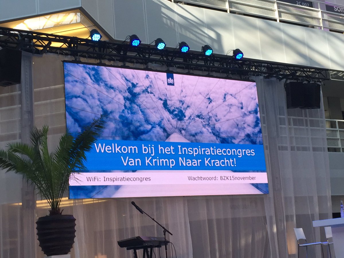 Tijdens het congres van het ministerie van BZK “van krimp naar kracht” is onze krimp.nl als goed voorbeeld gepresenteerd