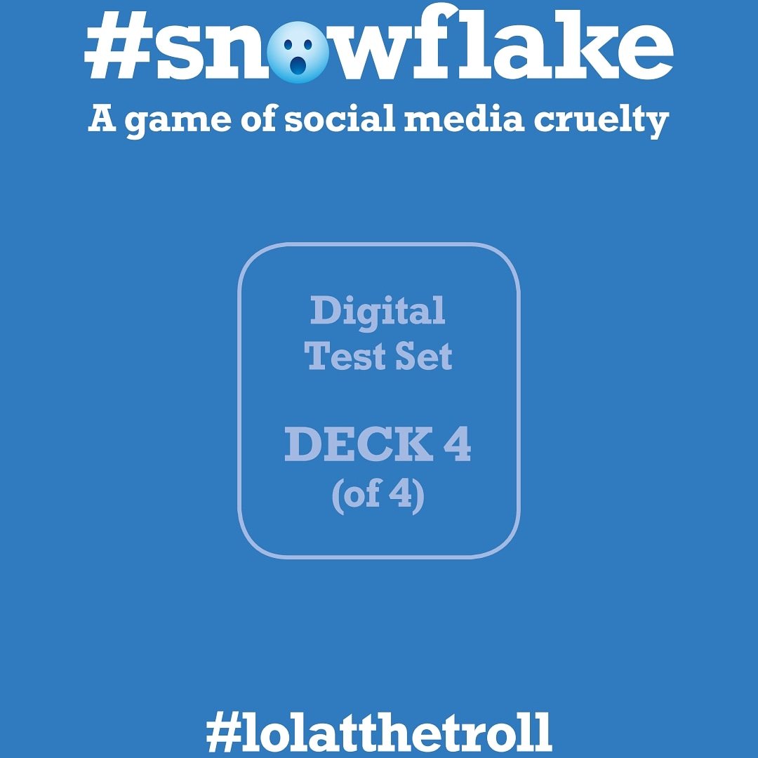 It's FREE! It's 4 player...or 2, or 6 or 8 or however many legs a millipede has... The point is, we have a digital beta play test set for you and it's FREE! NO BS 👇
thesnowflakegame.com