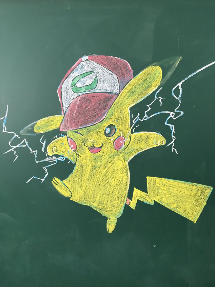 やまぐち ポケモン 黒板アート Pokemon