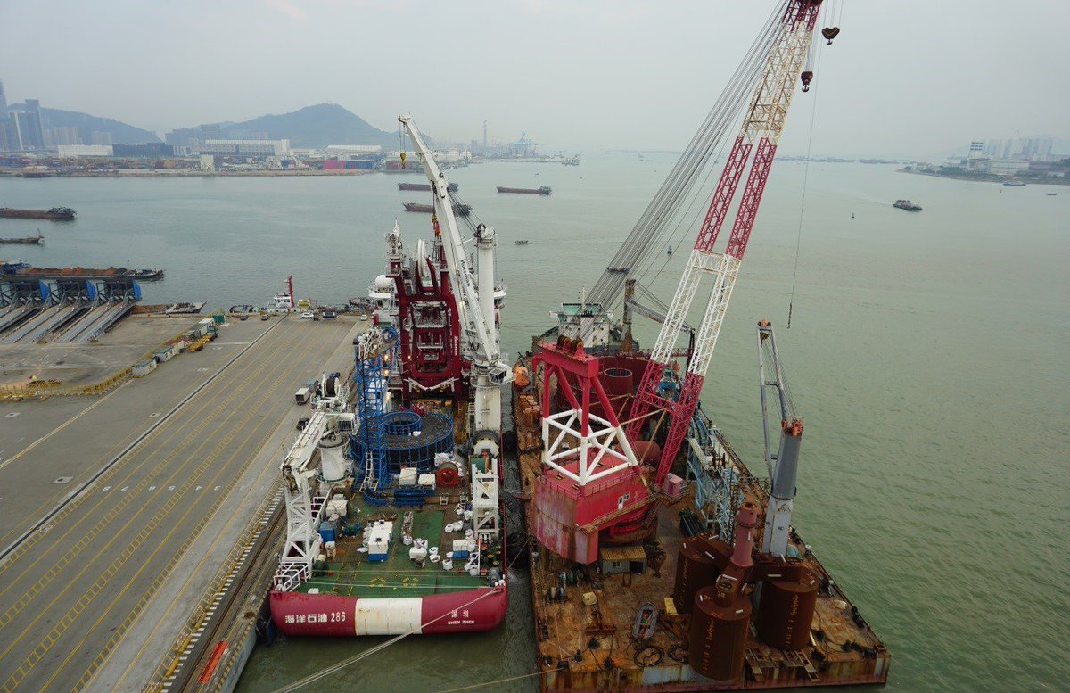 matdanglobal's tweet image. We support a broad range of projects, including the #spooling of submarine power cable for @emas_offshore. During the @Saudi_Aramco HASBAH #offshore Gas Facilities Increment II Project, we were onboard the M/V HYSY 286 and Barge HAIEN 322 in Shekou Port, China. #SubseaCables