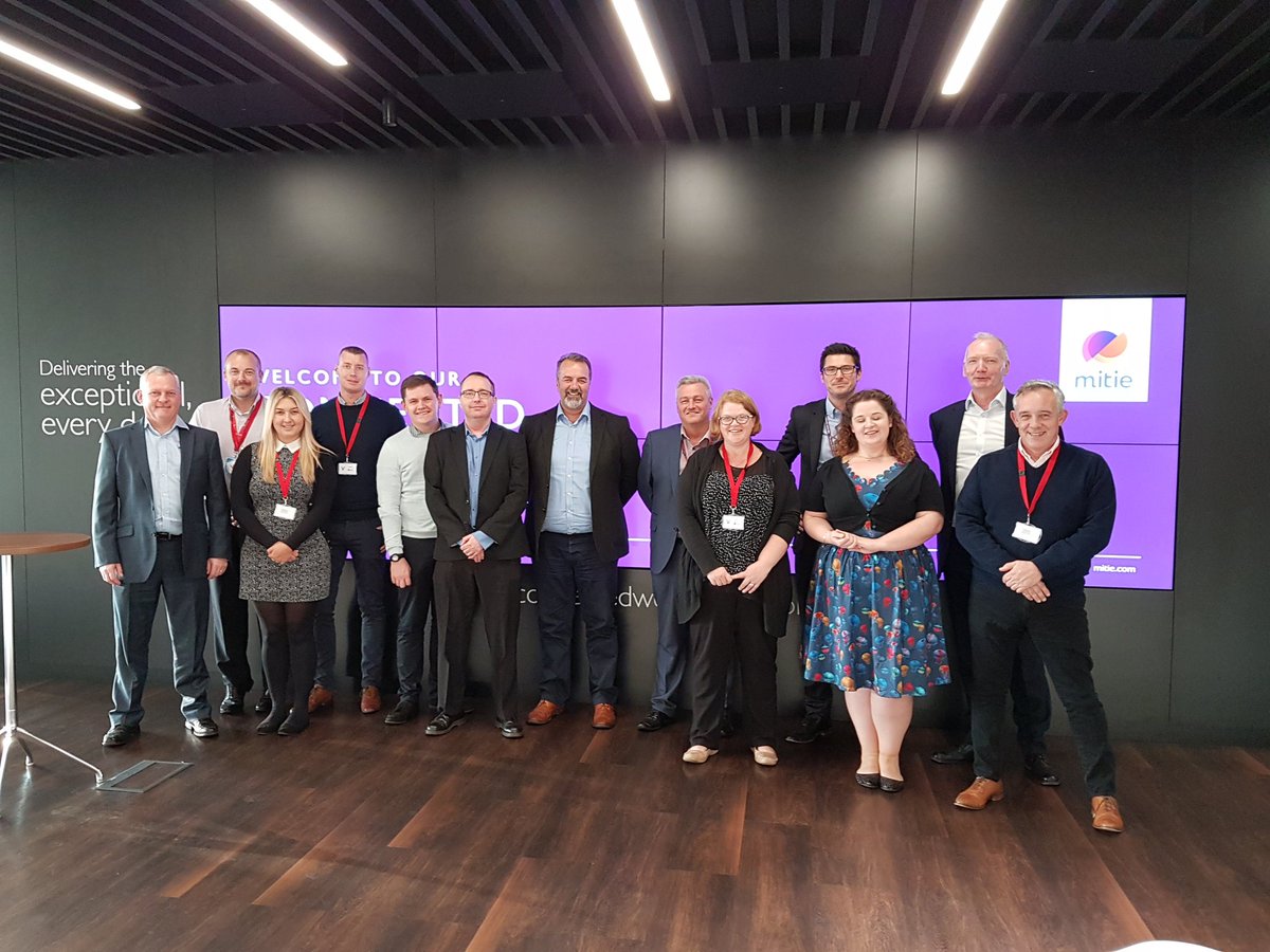 DannyVTSM's tweet photo. Great day discussing partnership and strategy with @BNPPRE_UK At our tech centre #innovation #futureworking @mitie https://t.co/pwOHN841OO