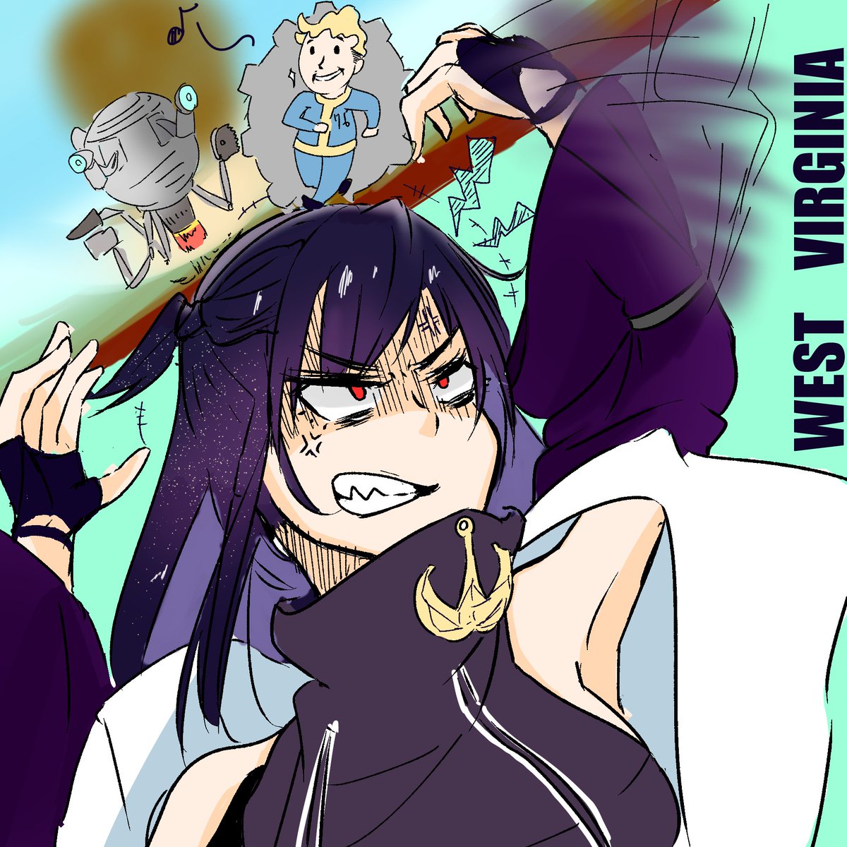 あずま屋 アズレン アズールレーン ウェストバージニア Fallout76 ネタ わかる方わかって