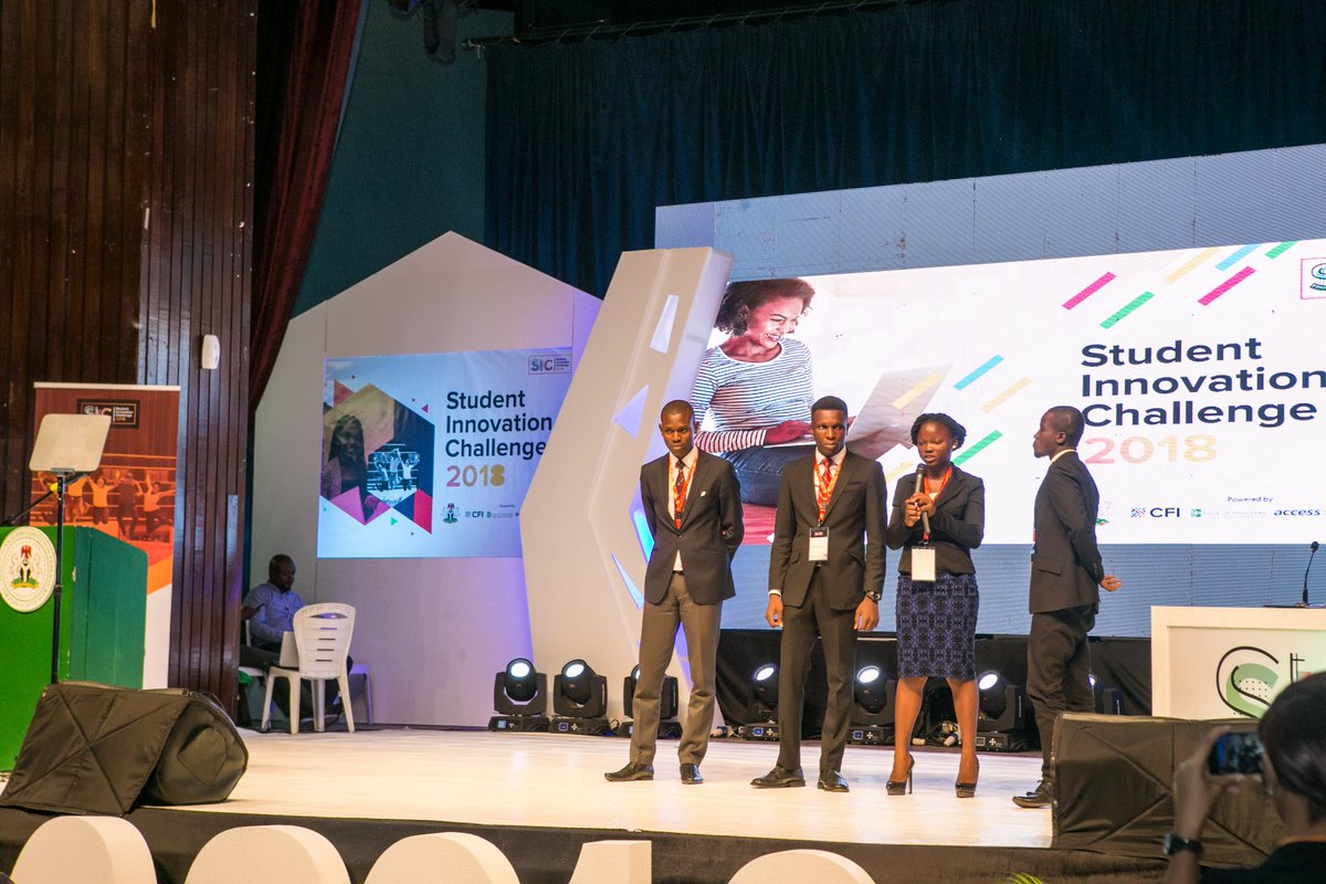 sopeolaosebikan's tweet photo. The first two regional finals of the Student Innovation Challenge which held in Lagos and Kano state were amazing. There were amazing pitches and exhibitions of innovation and tech solutions to pressing social challenges.
@sic_ng
#sicnigeria #ideas #innovation #civicilab https://t.co/3B2vZQjomy