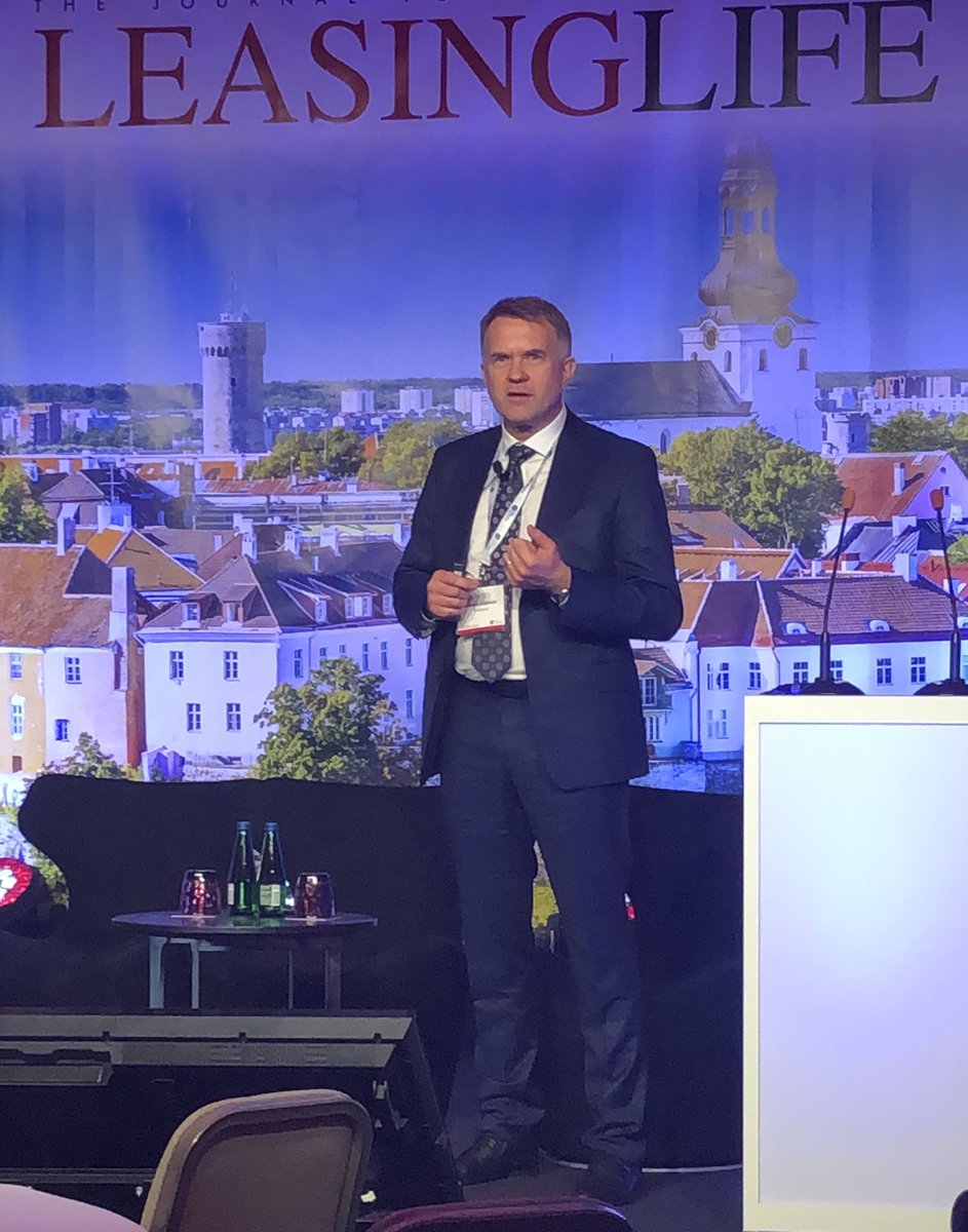 IvarsSmits's tweet photo. Head of #Luminor Leasing Baltic @luminoreesti Kaupo Luhaäär @leasinglife conference shares story of the world top class #leasing penetration levels in #Baltics as well as address the contradictions of leasing captive finance vs universal bank leasing concept. #LL2018 #LeasingLife https://t.co/Fw3LAJXgwR