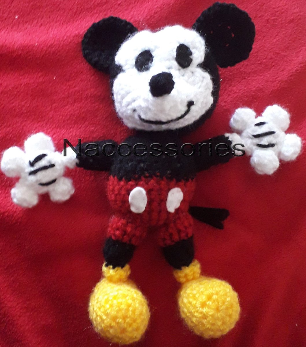 TheNaccessories's tweet photo. My favourite mouse #Mickey #mickeymouse #disney #disneyworld #disneylandparis #disneylandcalifornia #disneytokyo #disneyshanghai #disneyhongkong #disneyaulani #craft #crafts #crafty #crochet #love #madewell #madebyme #madebyhand #toy #teddy #cute #handmade #naccessories https://t.co/9BvAZ5HgKW