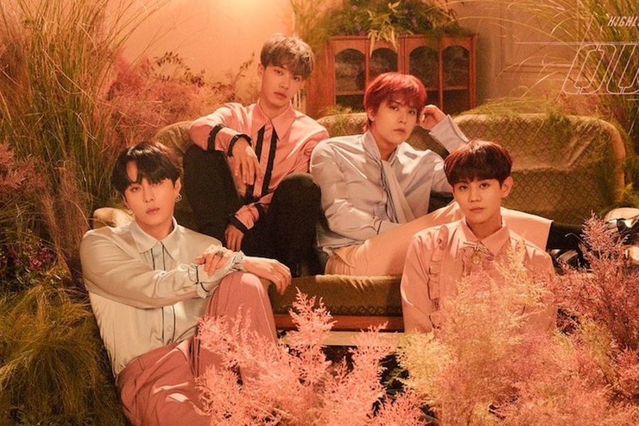 soompi's tweet photo. LISTEN: #Highlight Gives Sneak Preview Of Special Album “Outro” Through Highlight Medley https://t.co/Y2iH4BOLTO https://t.co/x73U3g6F23