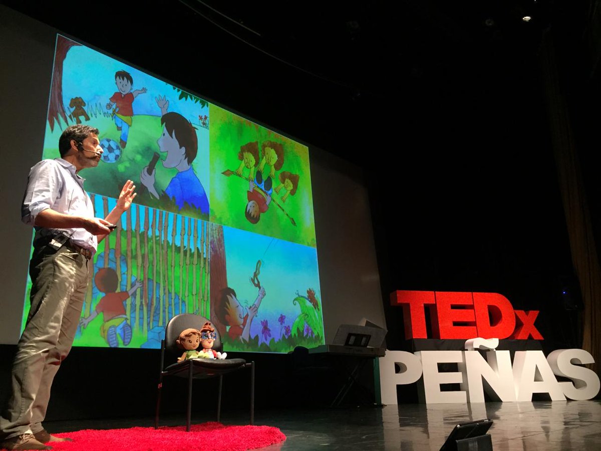 Sacando el cemento, el corazón se puede volver a llenar #naturaleza #tierraparaniños #TEDxPenas