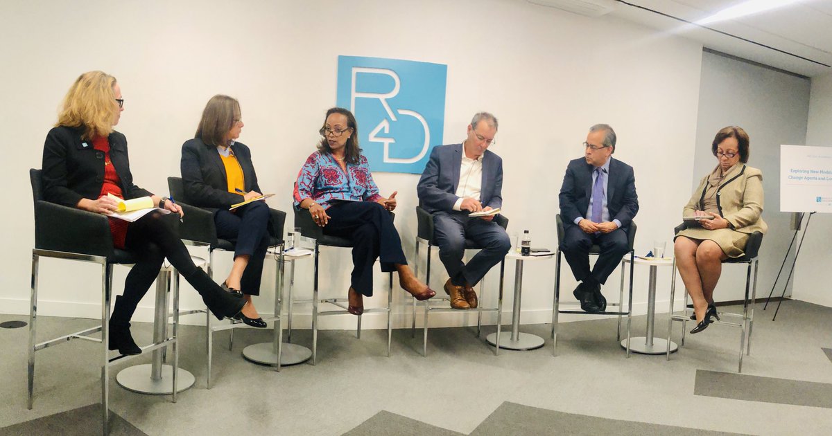 heatherannluca's tweet photo. What do local change agents need from int’l partners? Who better to answer this question than the change agents themselves: @MidorideHabich @DestaLakew @JaimeSaavedra22 &amp; Maureen Samms-Vaughan talk with @cashin_cheryl. @pierrembarker talks @ standing up local orgs. #R4Dat10 https://t.co/hvPVsOSgGg