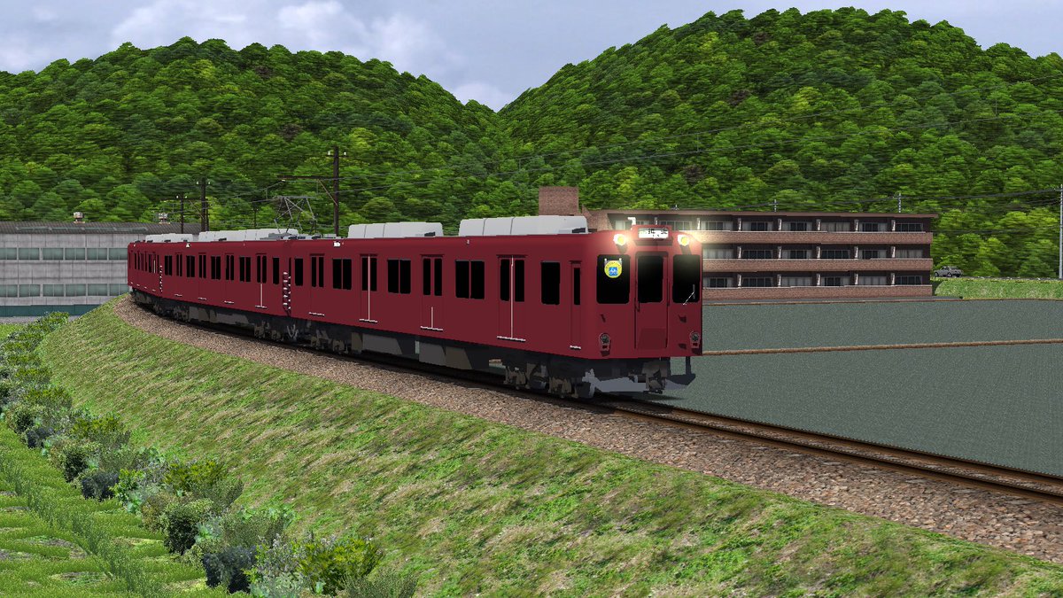 Railsim 配布レイアウト 山