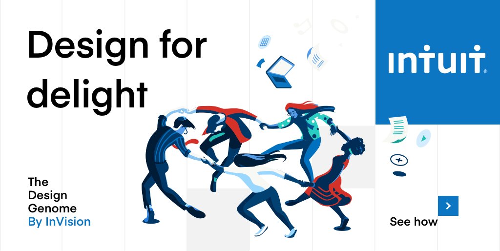 A big thank you to the design team <a href="/Intuit/">Intuit</a> for sharing their stories and insights for our <a href="/InVisionApp/">Freehand by InVision</a> #DesignGenome project, including <a href="/d4change/">Lionel Mohri</a> , <a href="/caitlineflint/">Caitlin Flint</a> , Will Hansen, Cesar Villegas and Joe Preston: invisionapp.com/enterprise/des…