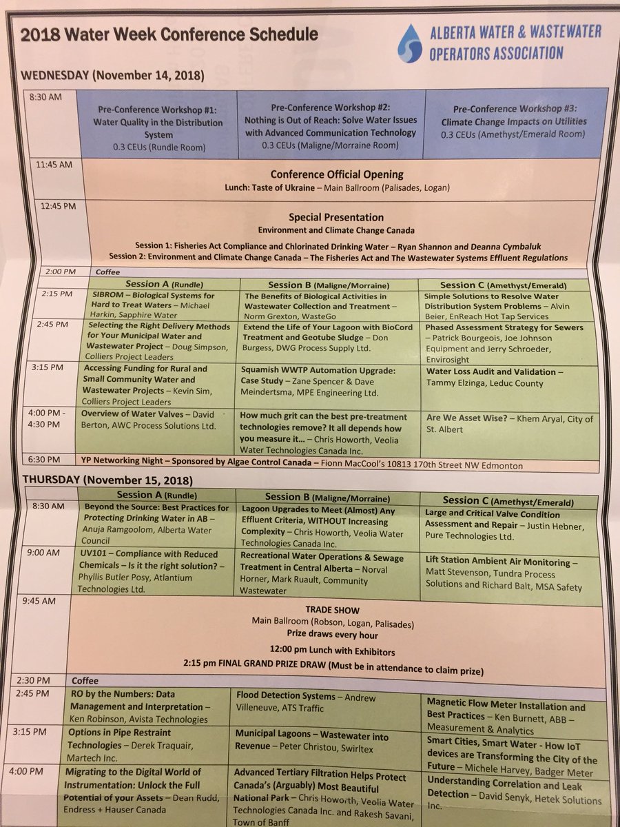 atstraffic's tweet image. Good morning from the @awwoa Water Week Conference! We’re looking forward to seeing you. Bonus: catch one of our team members presenting on the ATS #FloodDetection System at 2:45 PM this afternoon. #WaterWeek2018 #ATSTraffic