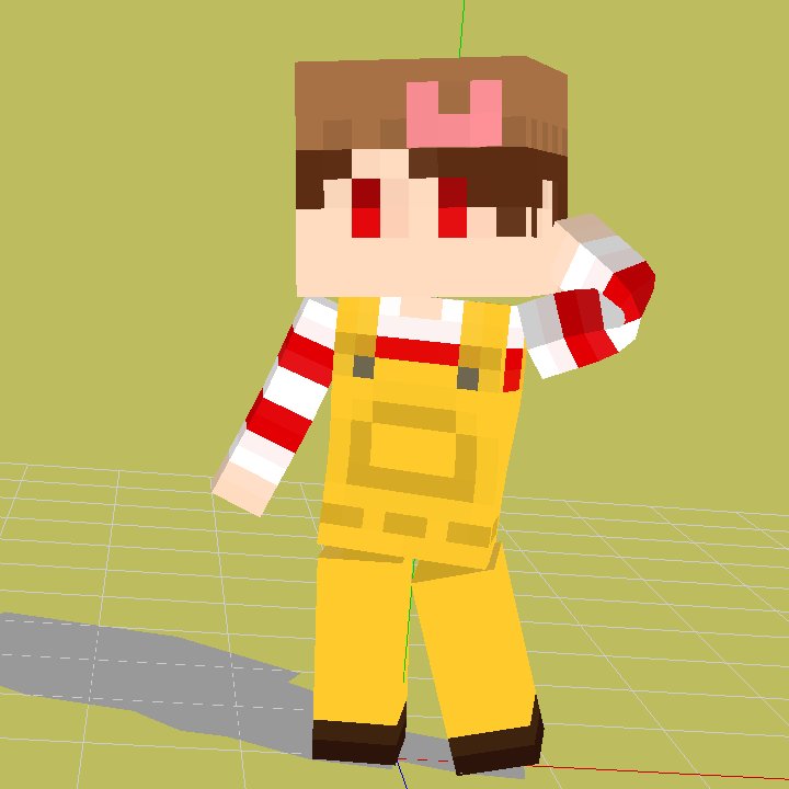 作ったマイクラスキン Twitter